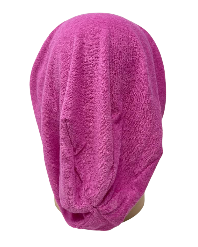 Ahead Bubble Pink Comfy Basic Terry Adjustable Beanie