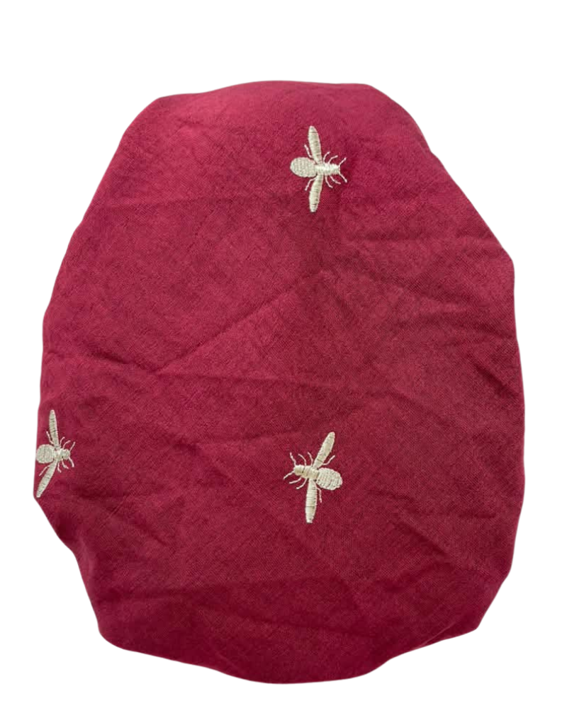 Ahead Burgundy Royal Bee Israeli Style Long Tails Pre-Tied Bandanna