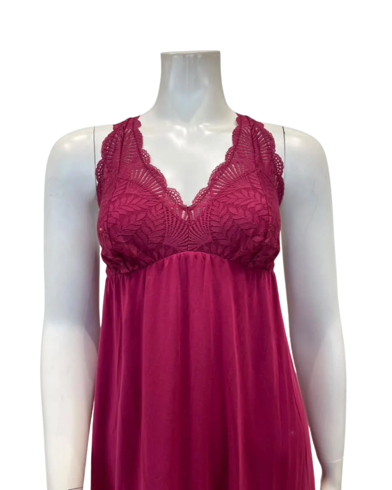 Fleur't Dark Cherry Belle Epoque Modal Full Bust Chemise