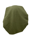 Lizi Headwear Green Waffle Silk Adjustable Pre-Tied Bandanna with Velvet Grip