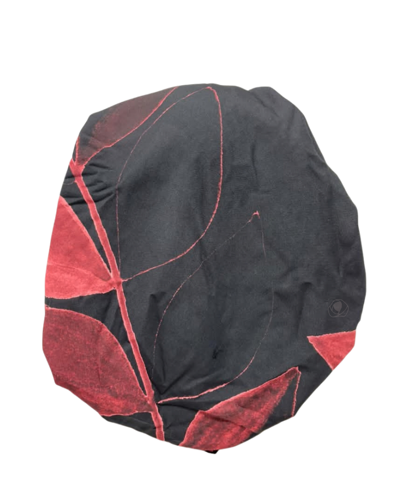 Lizi Headwear Pink Vine Adjustable Pre-Tied Bandanna with Velvet Grip