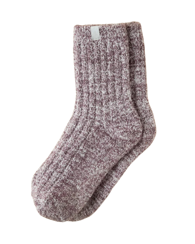Softies Heather Driftwood Crew Socks