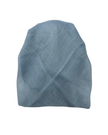 It's Younique Solid Shimmer Light Ice Blue Pre-Tied Open Back Bandanna with Velvet Grip