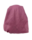 It's Younique Solid Rose Shimmer Pre-Tied Open Back Bandanna with Velvet Grip