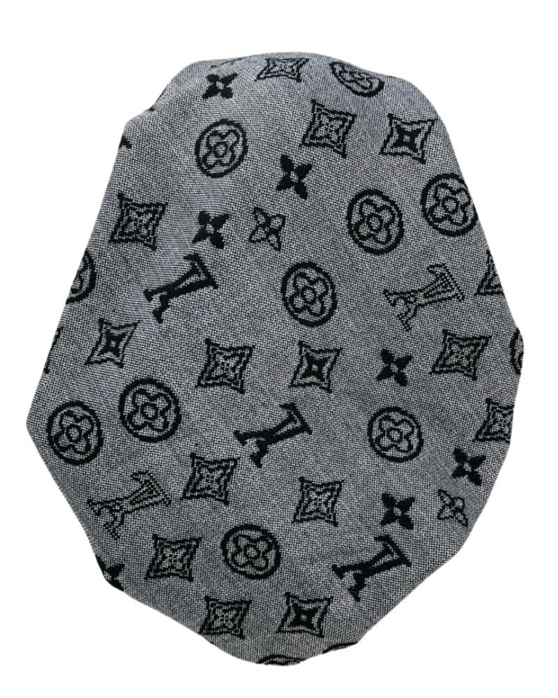 Ahead Black Modern Mark Israeli Style Long Tails Pre-Tied Bandanna