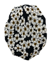 SPC348A-IV Ivory Floral Design Adjustable Closed Back Pre-Tied Bandanna