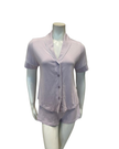 Cosabella Neve Fresca/White Bella Lusso Short Sleeve & Shorts Cotton Blend Pajamas Set