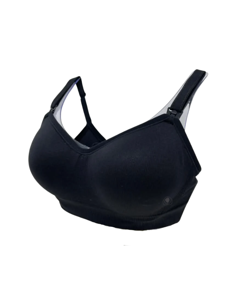 You Black Aria Molded Wire Free Nursing Bra