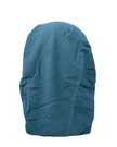 Lizi Headwear Teal Waffle Open Back Adjustable Pre-Tied Bandanna with Velvet Grip