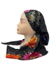 Lizi Headwear Color Meadow Adjustable Pre-Tied Bandanna with Velvet Grip