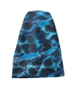 It's Younique Turquoise/Black Animal Print with Ink Border Pre-Tied Open Back Bandanna with Velvet Grip