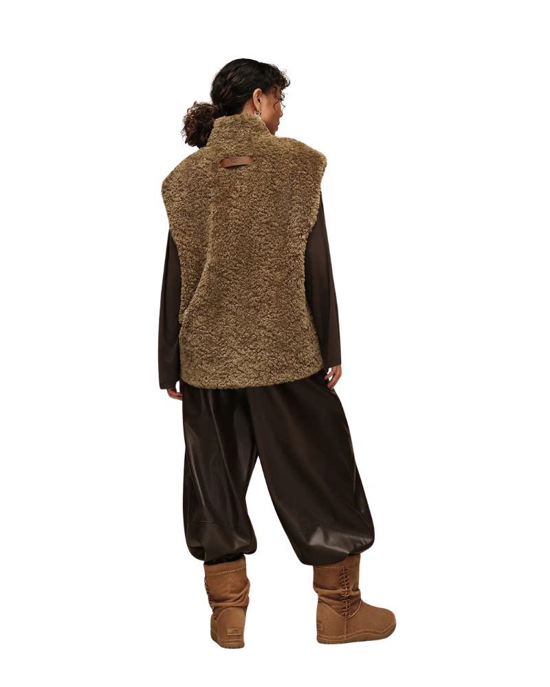 UGG Coffee Grounds Niah Toggle Vest