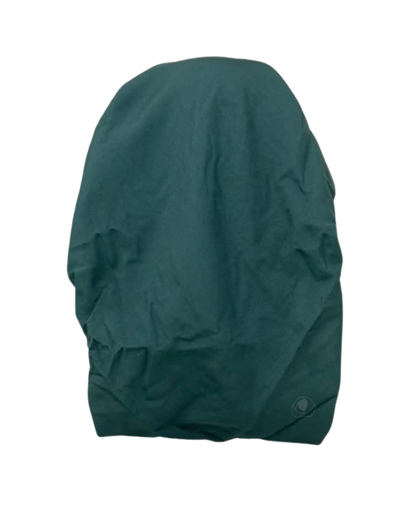 Lizi Headwear Solid Pine Open Back Adjustable Pre-Tied Bandanna with Velvet Grip