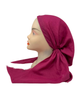 Cherie Berry Solid Fringe Design Adjustable Closed Back Pre-Tied Bandanna