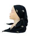 Ahead Black Royal Bee Classic Fit Pre-Tied Bandanna