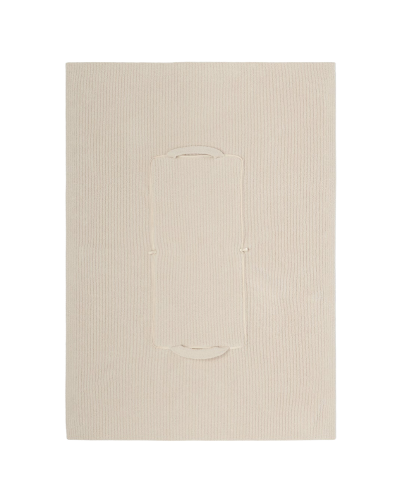 Barefoot Dreams Stone CozyChic Rib Travel Blanket