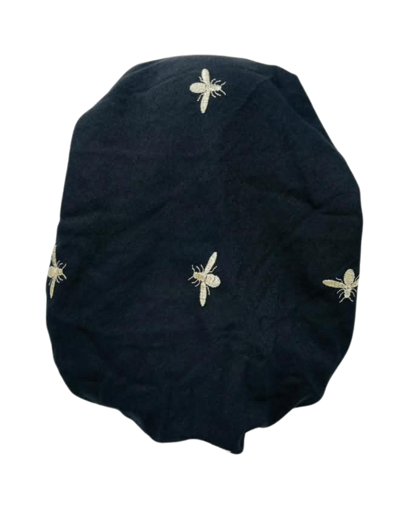 Ahead Black Royal Bee Classic Fit Pre-Tied Bandanna