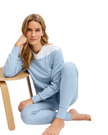 Calida Dusty Grey Soulmate 100% Cotton Pajamas Set