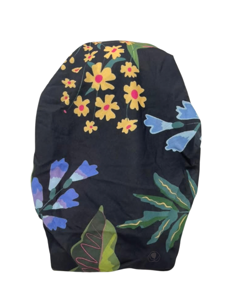 Lizi Headwear Color Garden Open Back Adjustable Pre-Tied Bandanna with Velvet Grip