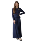 ORD Navy Couture Embroidered Modal Nursing Nightgown