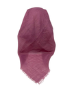 It's Younique Solid Rose Shimmer Pre-Tied Open Back Bandanna with Velvet Grip
