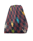 It's Younique Brown Multi Houndstooth Pre-Tied Open Back Bandanna with Velvet Grip