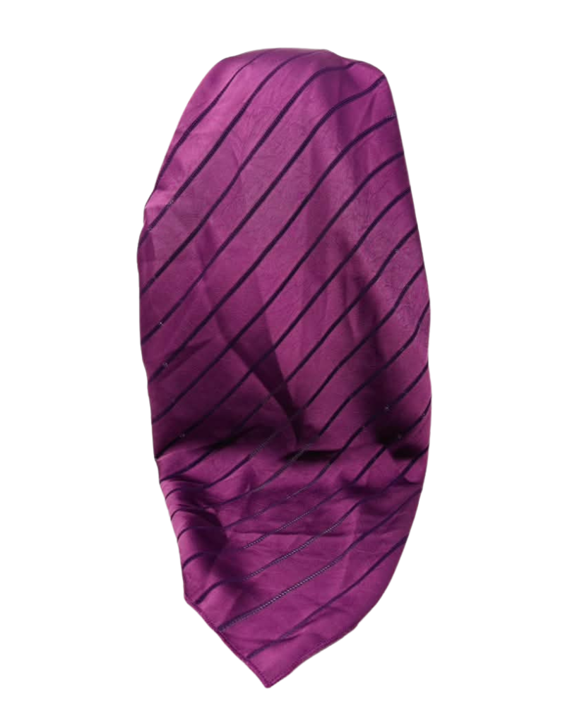 Ahead Lavender Pearlsoft Versatile Style Long Tails Open Back Pre-Tied Bandanna