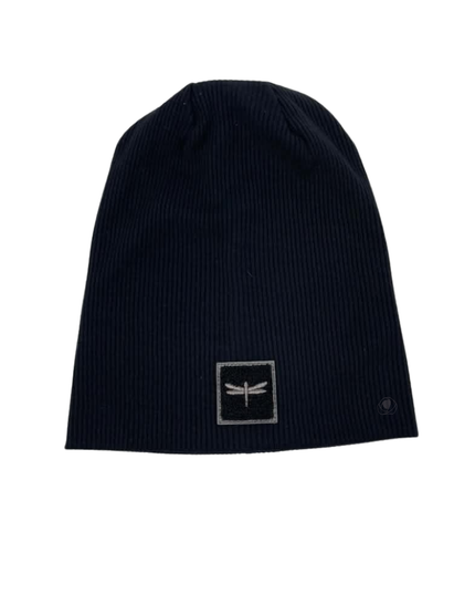 Tal New York The Gunmetal Sherpa Black Ribbed Beanie