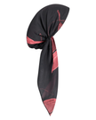Lizi Headwear  Pink Vine Adjustable Pre-Tied Bandanna with Velvet Grip