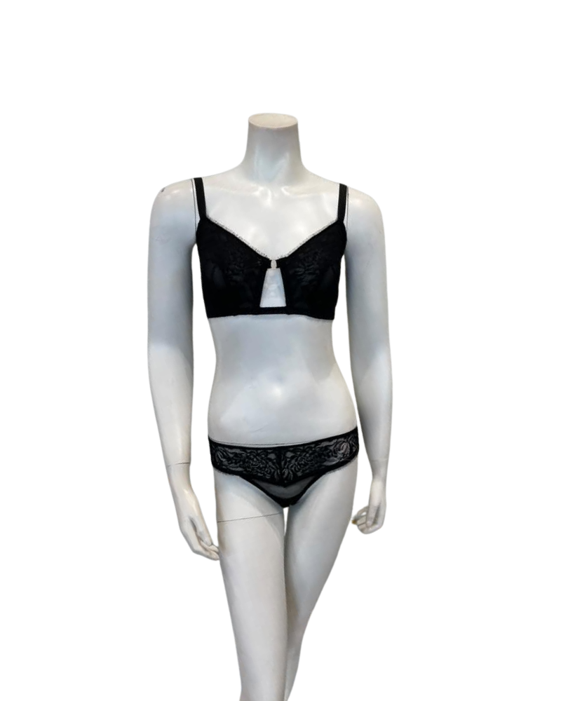 Cosabella Black Crisanta Curvy Bralette & Bikini Set