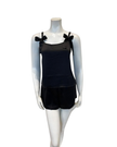 Rya Collection Black Halo Cami-Tap Set