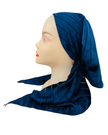 Ahead Navy Pearlsoft Israeli Style Long Tails Pre-Tied Bandanna