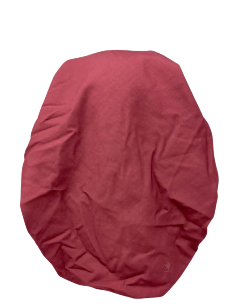 Lizi Headwear Solid Mauve Adjustable Pre-Tied Bandanna with Velvet Grip