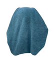 Ahead Teal Comfy Terry Short Tails Adjustable Pre-Tied Bandanna