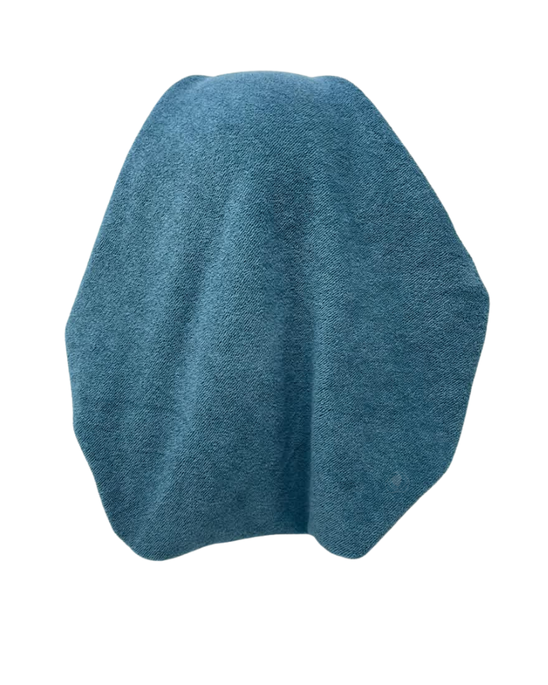 Ahead Teal Comfy Terry Short Tails Adjustable Pre-Tied Bandanna
