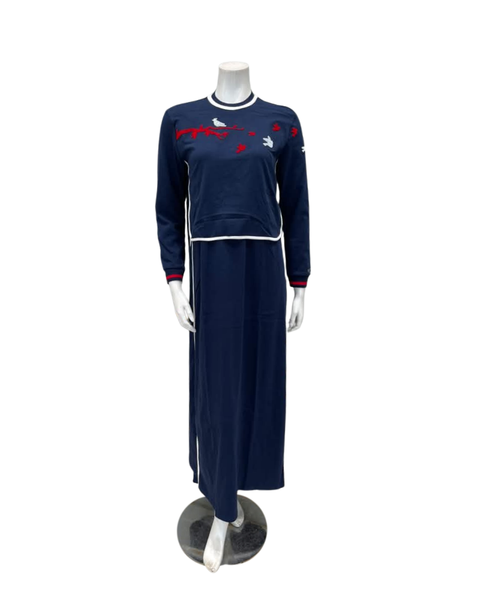 Mega Dreams Blue Birds & Branches Modal Nursing Nightgown