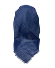 It's Younique Solid Navy Shimmer Pre-Tied Open Back Bandanna with Velvet Grip