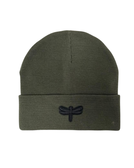 Tal New York Deep Olive The Embossed Logo Beanie
