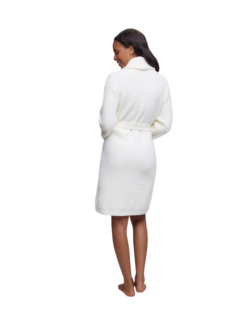 Barefoot Dreams Pearl Cozy Chic Waffle Robe