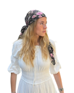 Scarf Bar Pink Dahlia Square Scarf with Invisible Grip