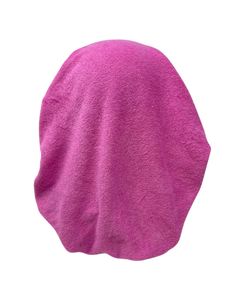 Ahead Bubble Pink Comfy Terry Short Tails Adjustable Pre-Tied Bandanna