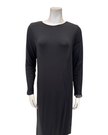 Verdiani Black Lace Sleeve Pull On Modal Nightgown