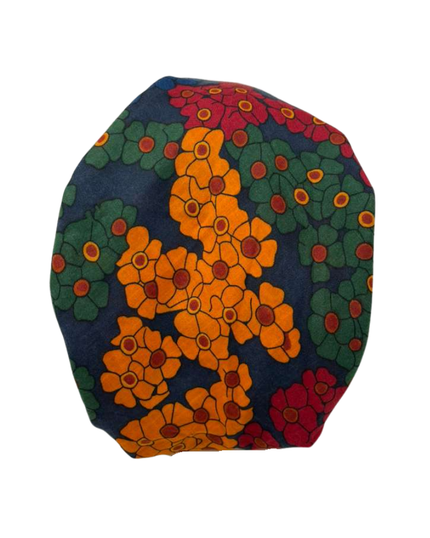 Cherie Multi Floral Design Adjustable Closed Back Pre-Tied Bandanna