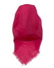 It's Younique Solid Hot Pink Shimmer Pre-Tied Open Back Bandanna with Velvet Grip