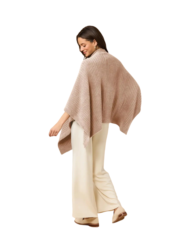 Softies Coco Ultra Soft Ribbed Shawl Wrap One Size