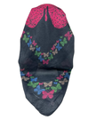 It's Younique Multicolor Butterfly Shimmer Pre-Tied Open Back Bandanna with Velvet Grip