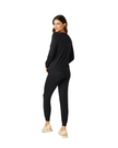 Softies Black Dream Jersey Crew Neck Top & Jogger Pants Pajamas Set