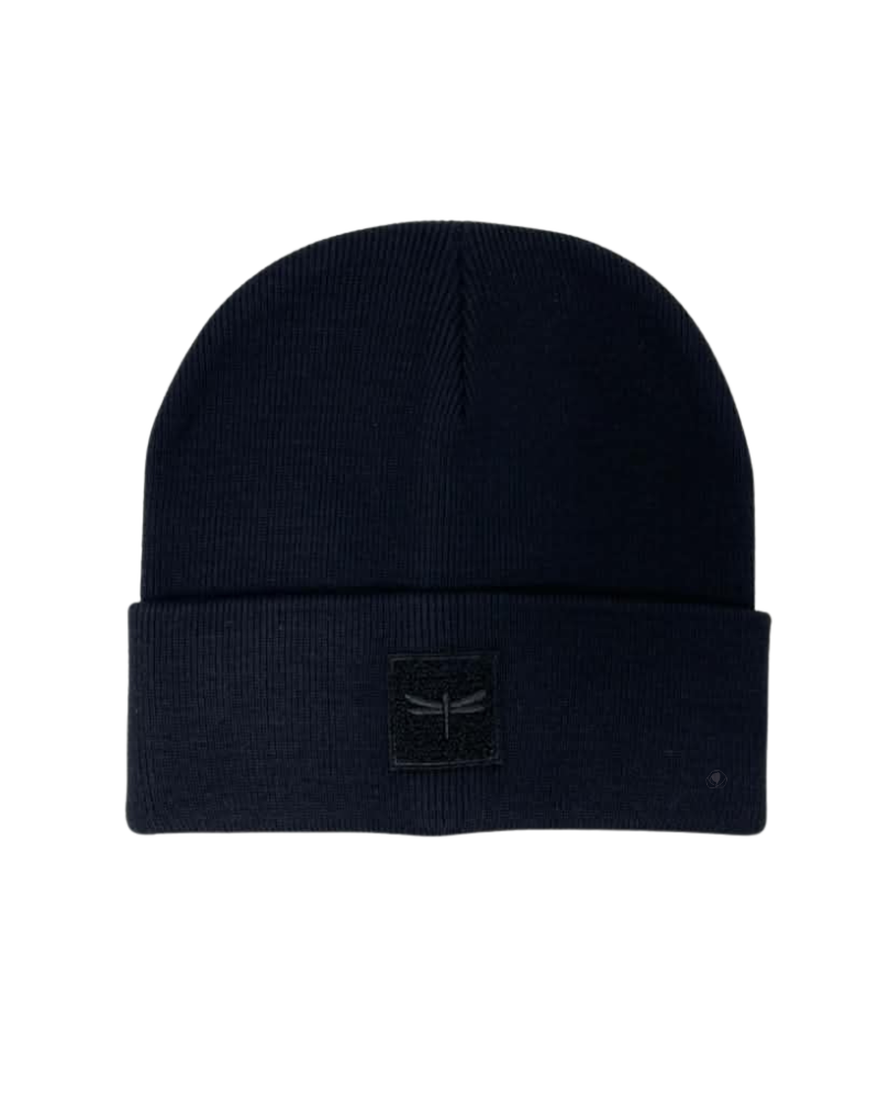 Tal New York Black The Sherpa Logo Beanie