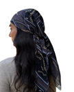 Scarf Bar Kensington Chain Square Scarf with Invisible Grip