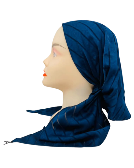 Ahead Navy Pearlsoft Classic Fit Pre-Tied Bandanna